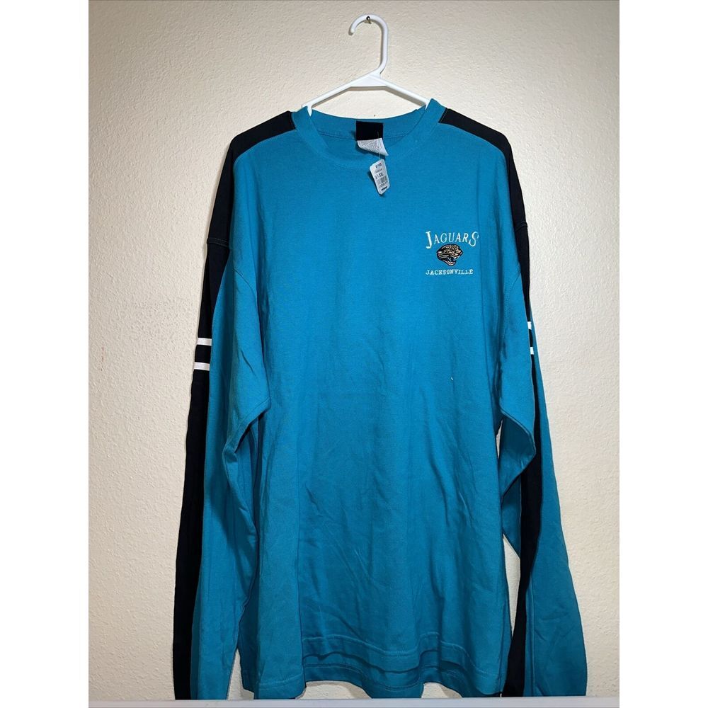 Vintage Jacksonville Jaguars Shirt‎ Mens XXL Teal Pro Player Short Sleeve